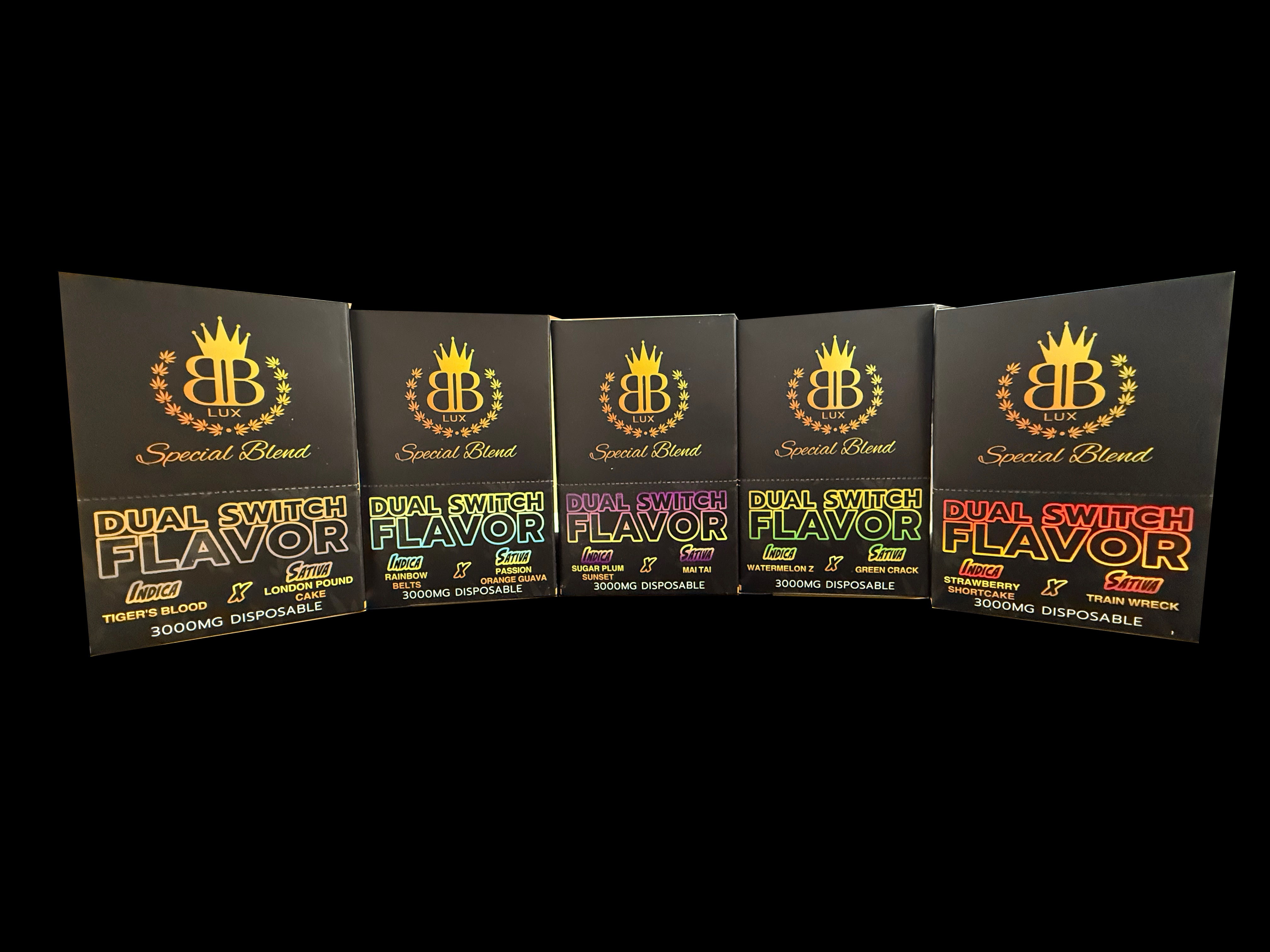 THC VAPE 3G / 3000MG - DUAL STRAIN DISPOSABLE - FL COMPLIANT