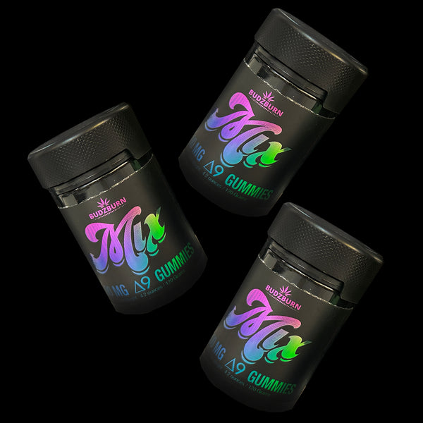 D9 THC MIX FLAVOR GUMMIES 300/600MG JARS
