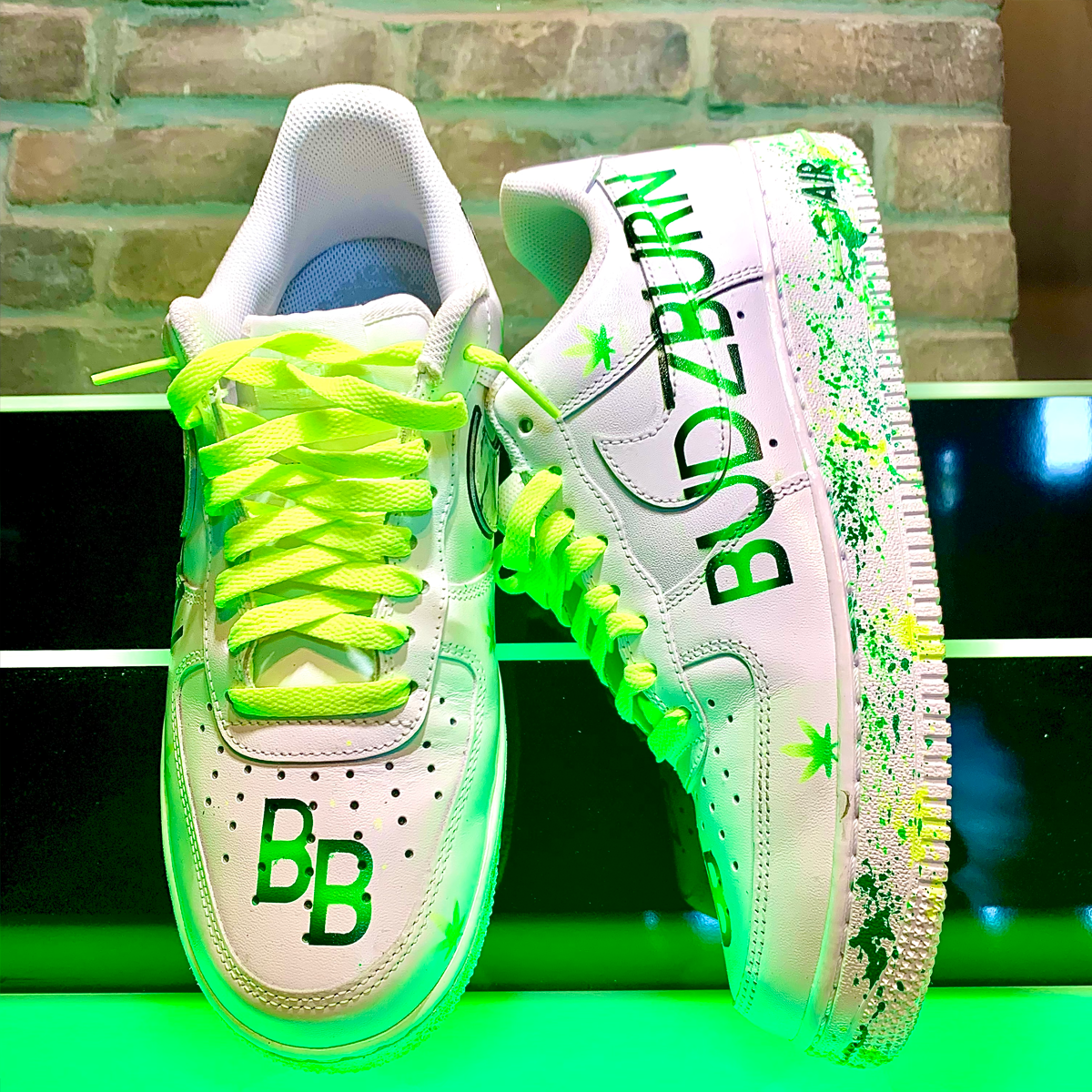 Budzburn Custom Nike Air Force Ones