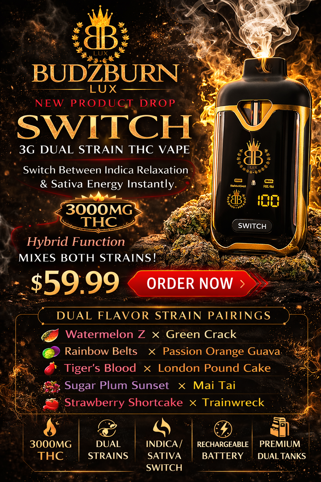 Budzburn Cannabis THCa Flower / Vapes / Edibles Budzburn Cannabis Dispensary Budzburn Cannabis THCa Flower / Vapes / Edibles Budzburn Cannabis Dispensary