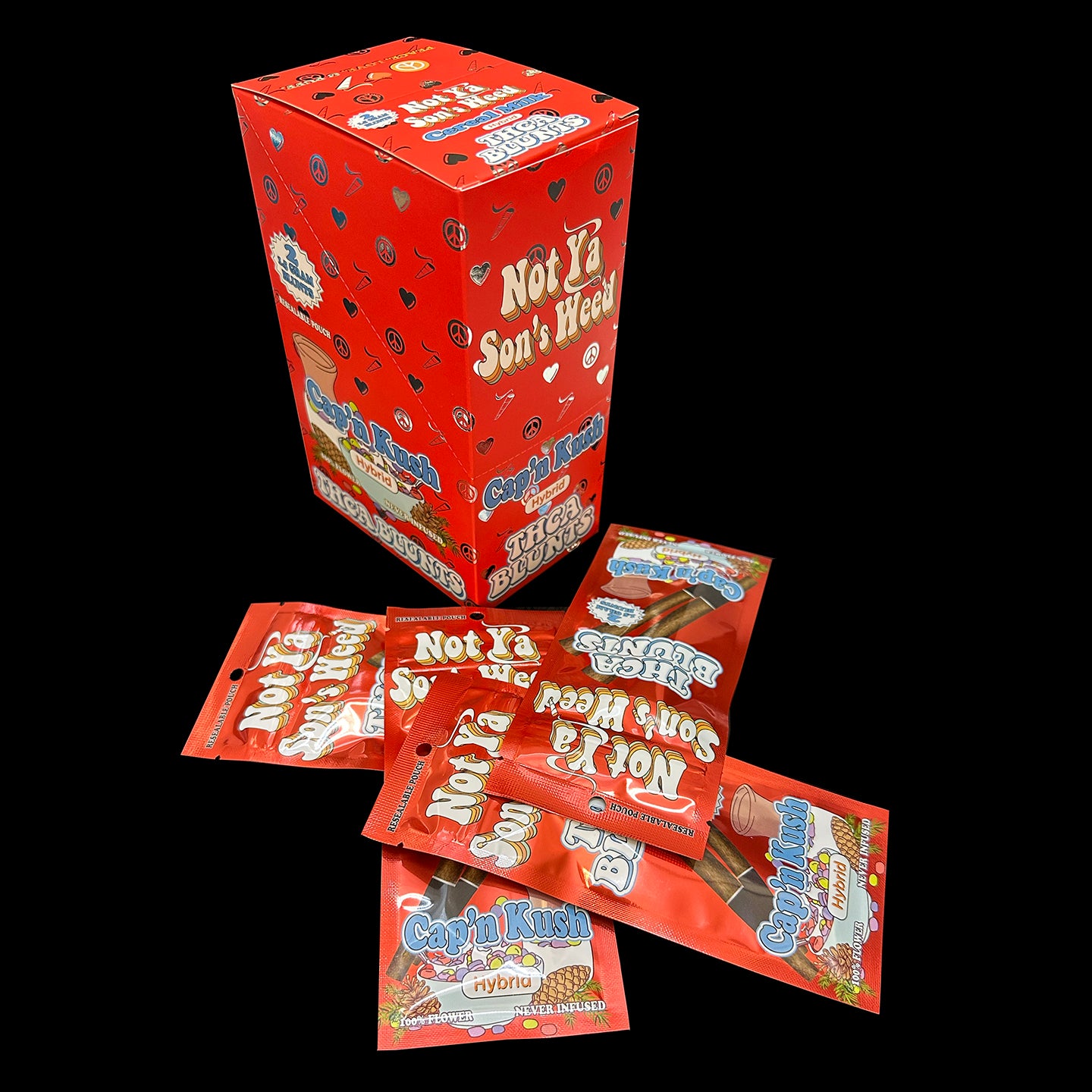 Not Ya Son's Weed - THC-A  PREROLL BLUNTS - Box of 10 Pouches