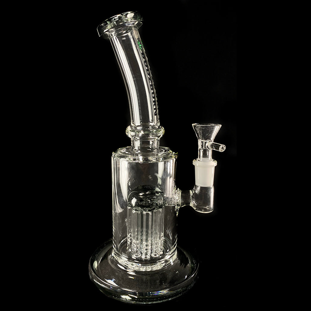 8"  BUDZBURN Curvy Jelly Bong