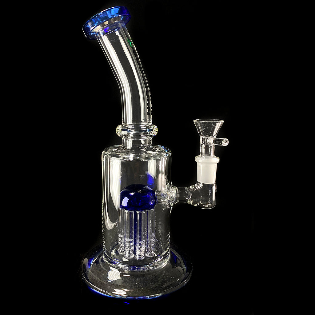 8"  BUDZBURN Curvy Jelly Bong