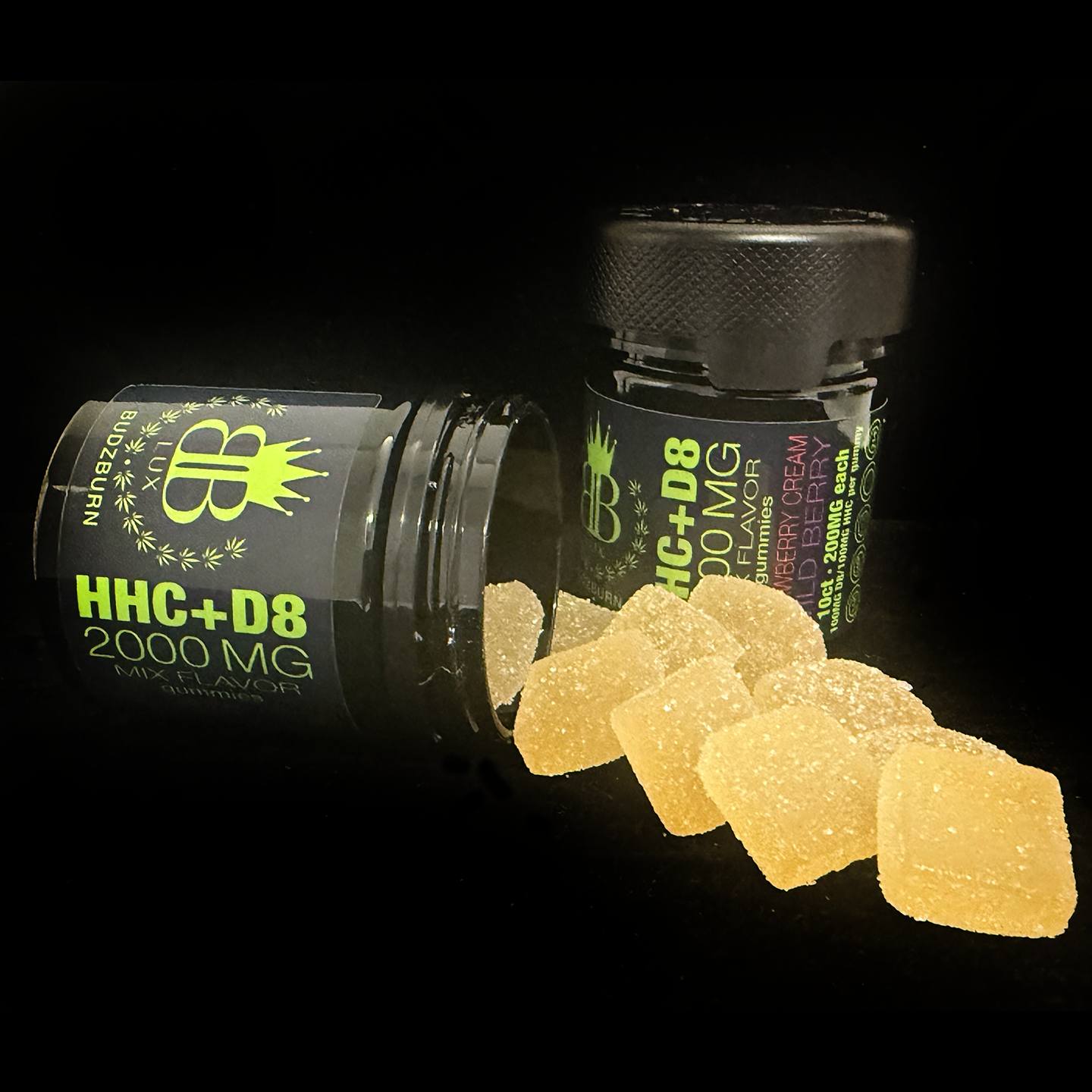 HHC+D8 THC 200MG Gummies