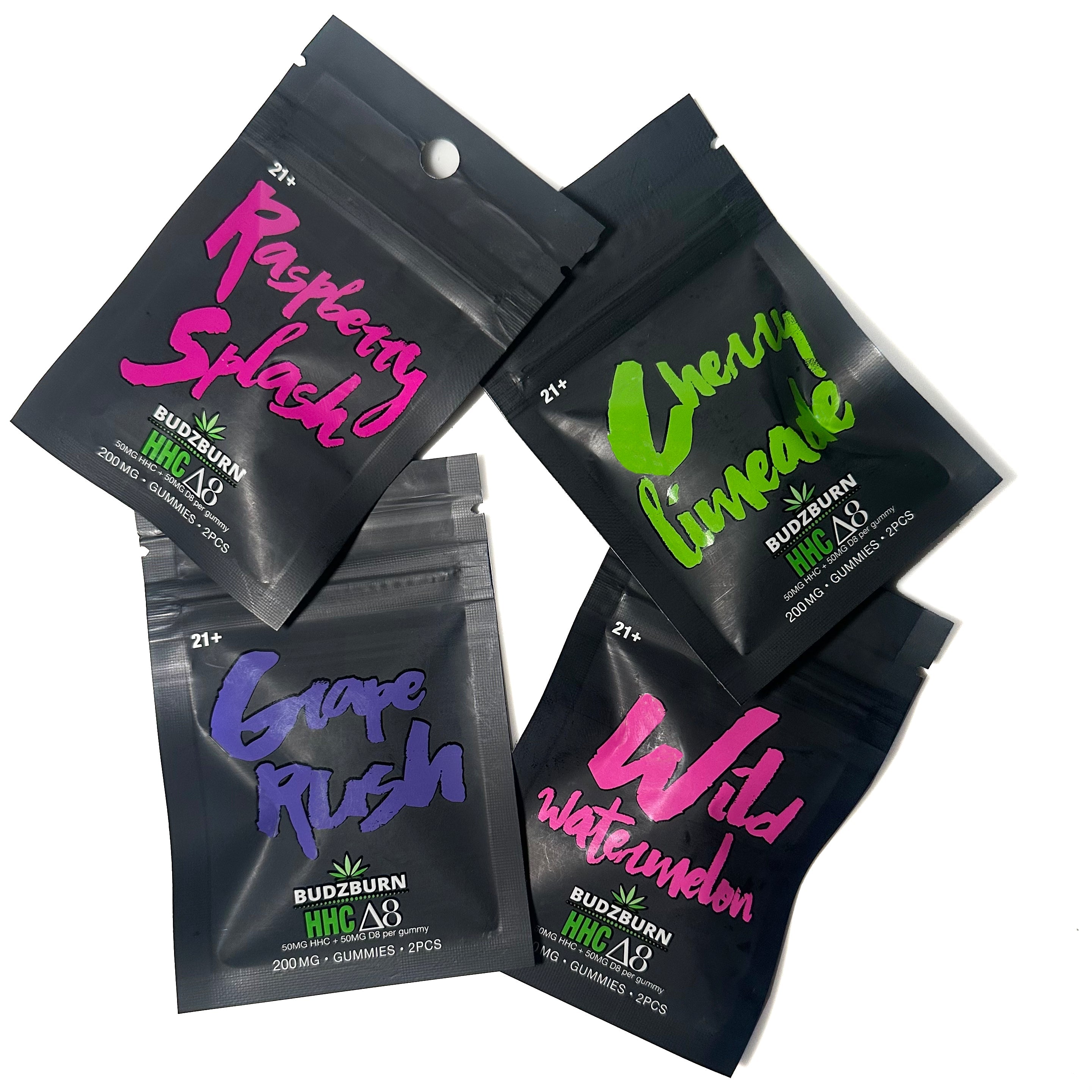 HHC GUMMIES 200MG (2 PACK) BOX of 50