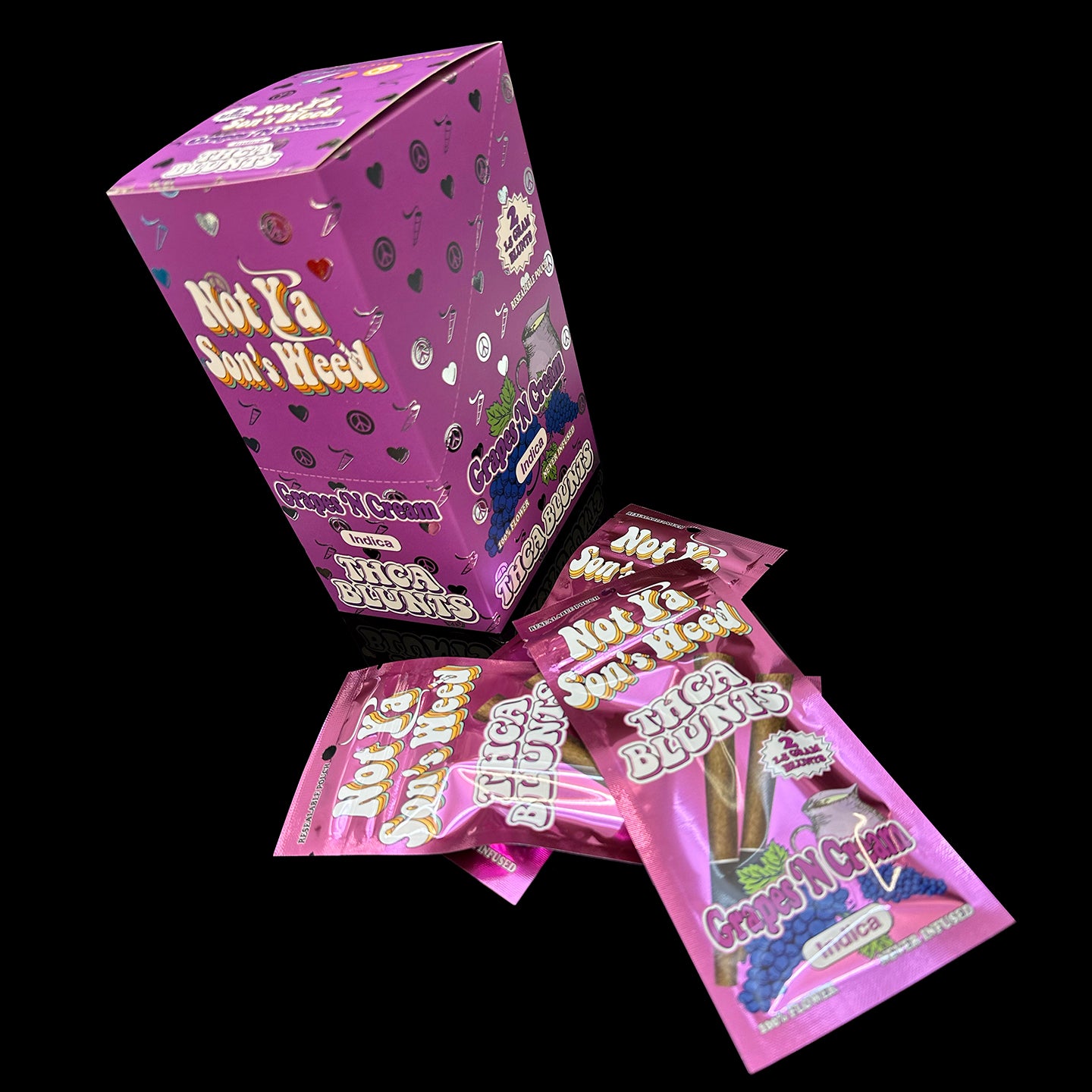 Not Ya Son's Weed - THC-A  PREROLL BLUNTS - Box of 10 Pouches