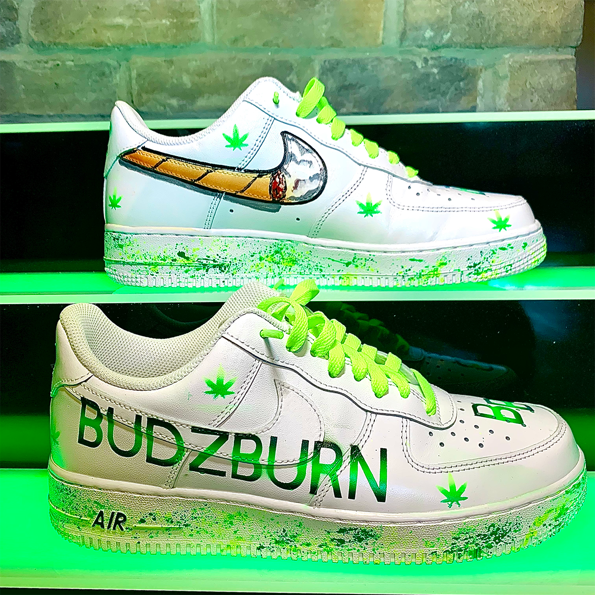 Budzburn Custom Nike Air Force Ones